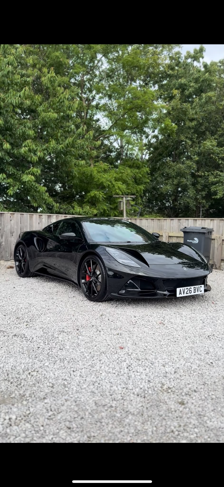 Detailed black Chevrolet Corvette